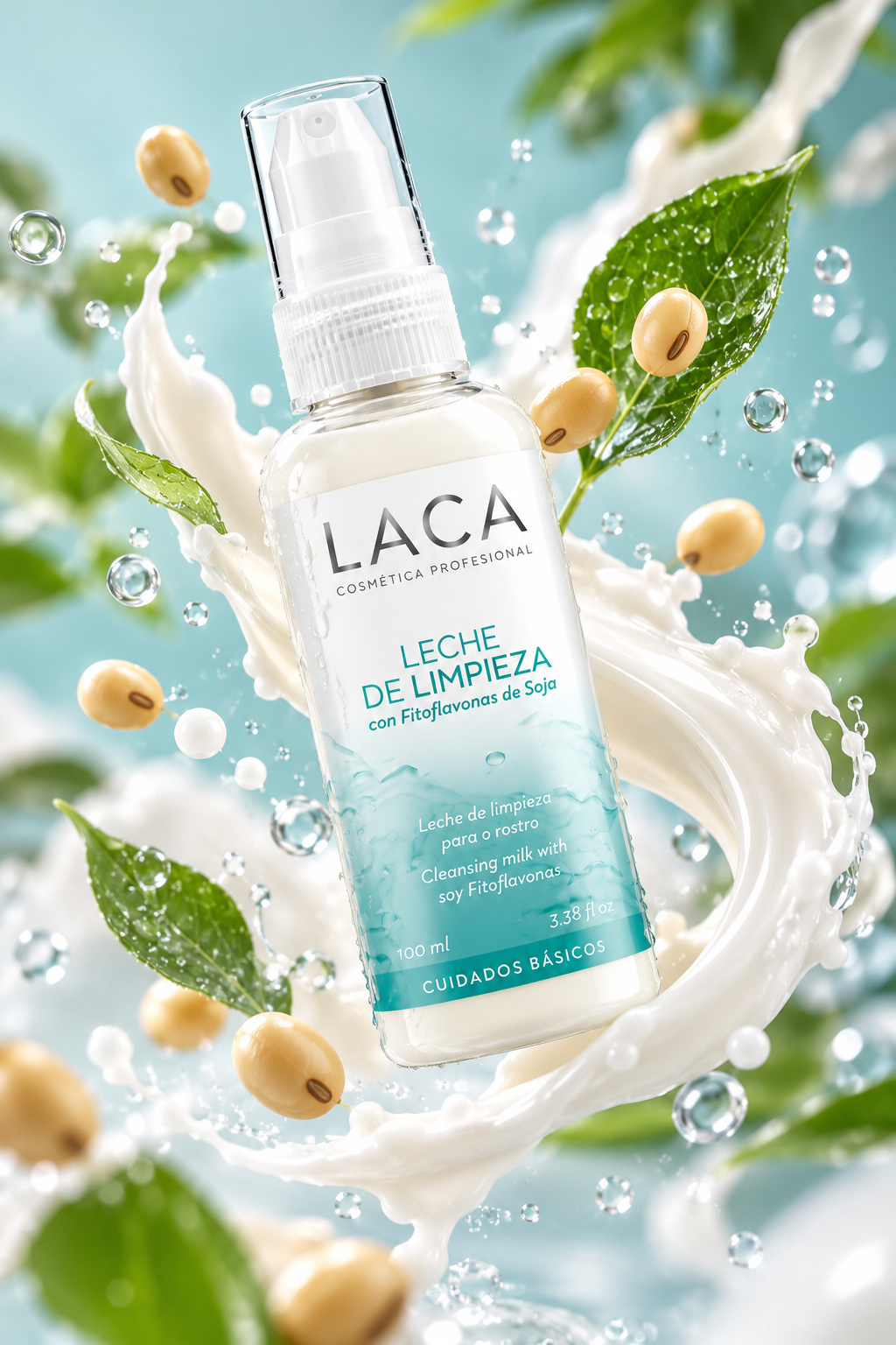 Leche de Limpieza con Fitoflavonas de Soja